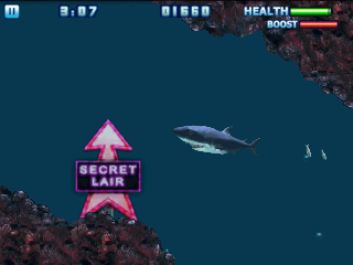 Hungry Shark: Part 3 (Android) screenshot: Very secret