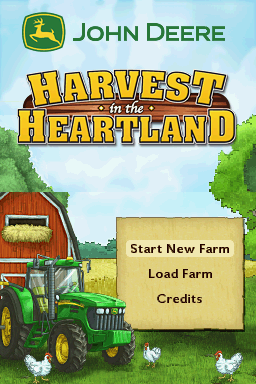 John Deere: Harvest in the Heartland (Nintendo DS) screenshot: Main Menu