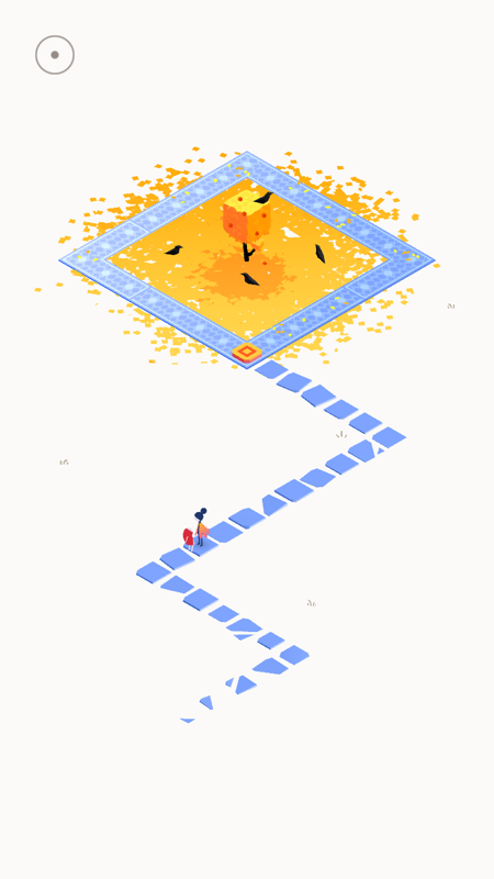 Monument Valley 2 (iPhone) screenshot: A small walk