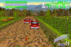 Colin McRae Rally 2.0 (Game Boy Advance) screenshot: Arcade mode in the UK