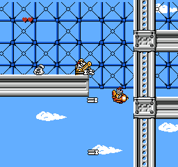 Disney's TaleSpin (NES) screenshot: On construction site
