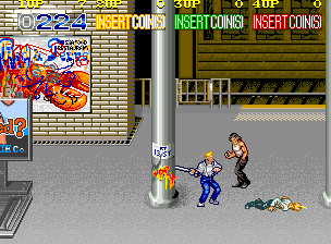 Crime Fighters (Arcade) screenshot: Baseball bat