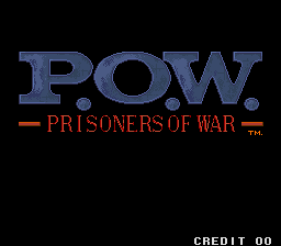 P.O.W.: Prisoners of War (Arcade) screenshot: Title screen