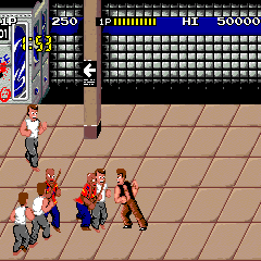 Renegade (Arcade) screenshot: I must beat bad guys