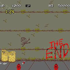Renegade (Arcade) screenshot: Game over