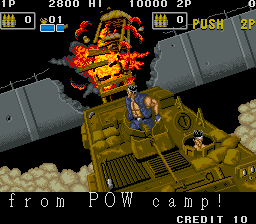 P.O.W.: Prisoners of War (Arcade) screenshot: Cut-scene