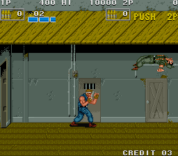 P.O.W.: Prisoners of War (Arcade) screenshot: He now can fly