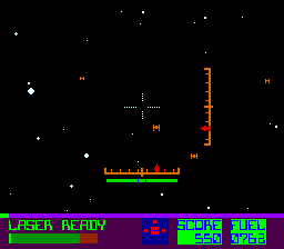 Star Fire (Arcade) screenshot: Trying to get a lock.