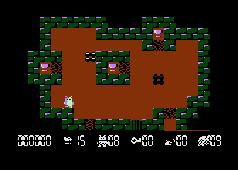 Robbo Forever (Atari 8-bit) screenshot: Level 9