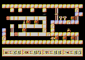 3d24 (Atari 8-bit) screenshot: Acquiring TVs