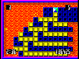 Anarchy (ZX Spectrum) screenshot: Level 7