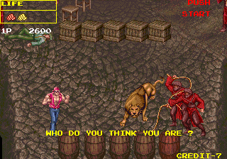 Growl (Arcade) screenshot: Lion