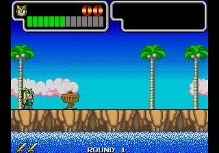 Monster Lair (Arcade) screenshot: Round 1