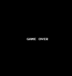 BurgerTime (Arcade) screenshot: Game Over