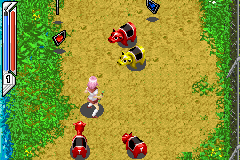 Bōkyaku no Senritsu (Game Boy Advance) screenshot: Tougher enemies to fight