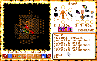 Ultima VI: The False Prophet (Amiga) screenshot: Under the castle lies the sewers, the first dungeon in the game.