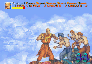 Arabian Fight (Arcade) screenshot: Air fight