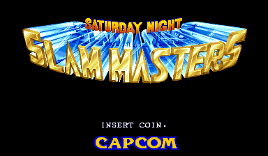 Saturday Night Slam Masters (Arcade) screenshot: Title Screen.