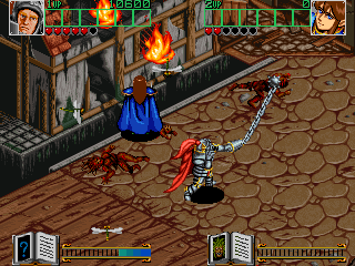 Wizard Fire (Arcade) screenshot: Two players mode