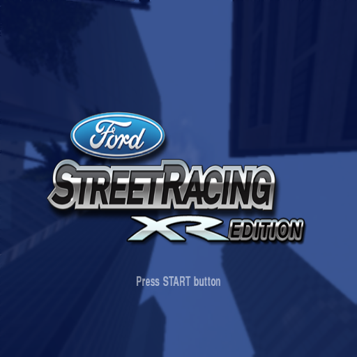 Ford Street Racing: XR Edition (PlayStation 2) screenshot: Title screen.