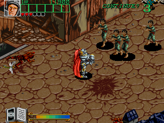Wizard Fire (Arcade) screenshot: Walking dead