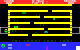 Screenshot of Linking Logic (Thomson MO, 1984) - MobyGames