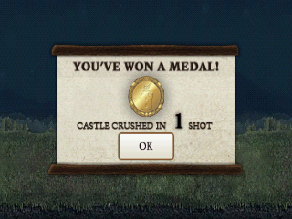 Crush the Castle (Android) screenshot: Got a medal