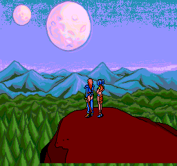 Basted (TurboGrafx CD) screenshot: Intro. The beginning of a long adventure...