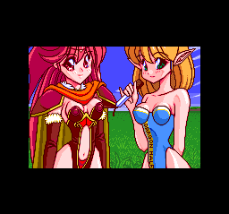 Dragon Half (TurboGrafx CD) screenshot: ...but so do the heroines... ayayayayay...