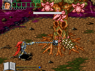 Wizard Fire (Arcade) screenshot: Tree final boss