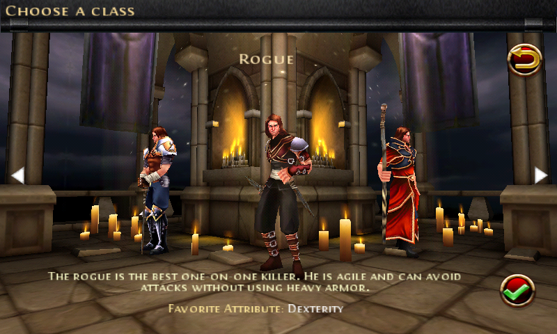 Demon Hunter Android Screenshot of Dungeon Hunter (Android, 2009) - MobyGames