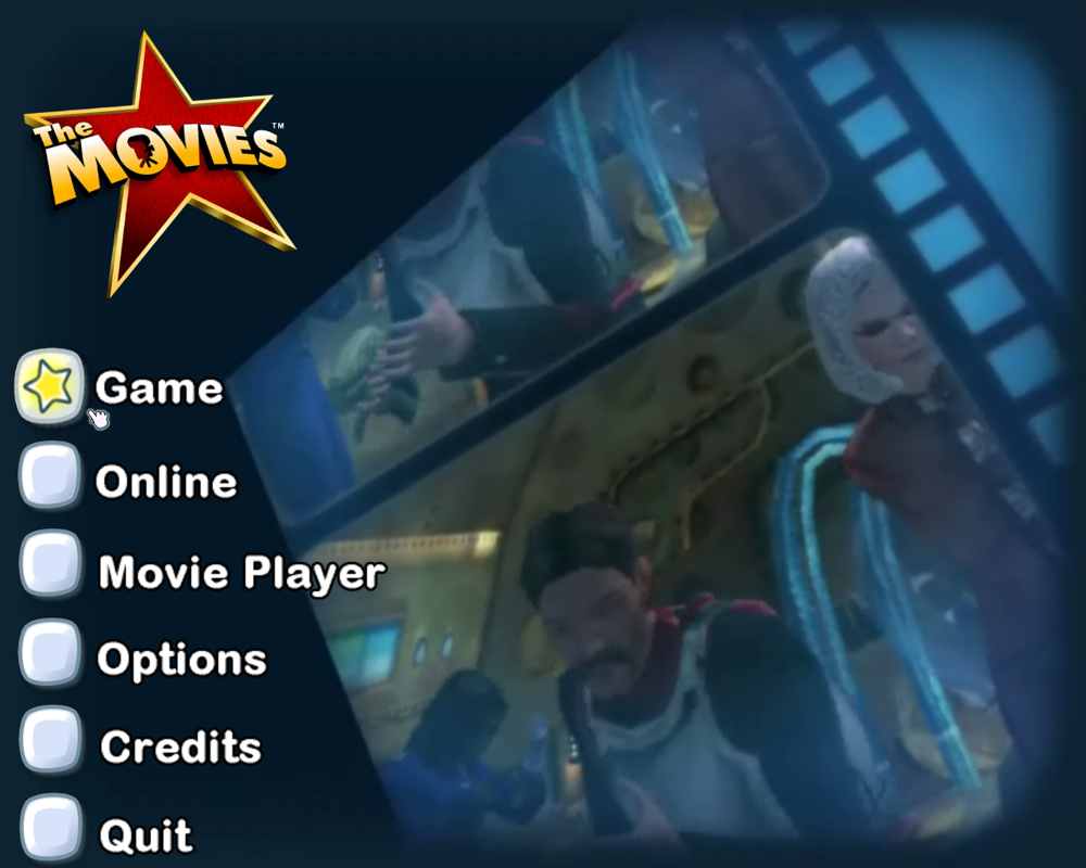 The Movies (Windows) screenshot: Main Menu