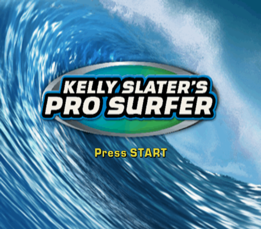 Kelly Slater's Pro Surfer (PlayStation 2) screenshot: Title screen.