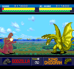 Screenshot of Godzilla (TurboGrafx CD, 1993) - MobyGames