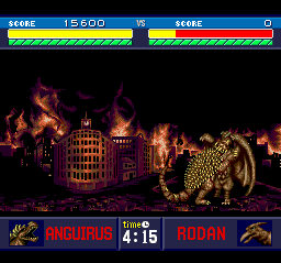 Screenshot of Godzilla (TurboGrafx CD, 1993) - MobyGames