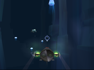 Disney's Atlantis: The Lost Empire (PlayStation) screenshot: Submarine level