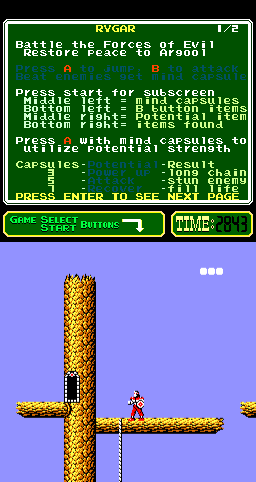 Rygar (Arcade) screenshot: A doorway.