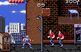 Ninja Gaiden (Lynx) screenshot: The mean streets of level 1