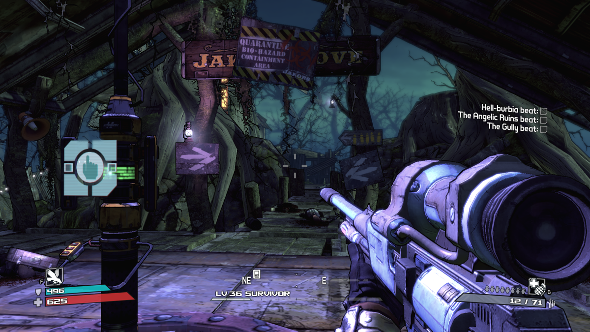 Borderlands: The Zombie Island of Dr. Ned (Windows) screenshot: Where you start off