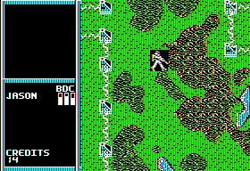 BattleTech: The Crescent Hawk's Inception (Apple II) screenshot: A training mission.