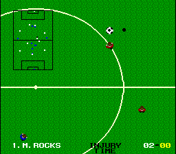 Kick Off 2 (SNES) screenshot: Injury time is added to the clock