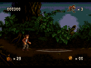 Screenshot of Pitfall: The Mayan Adventure (SEGA 32X, 1994) - MobyGames