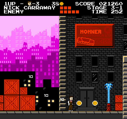 The Great Gatsby (Browser) screenshot: Third level: in New York
