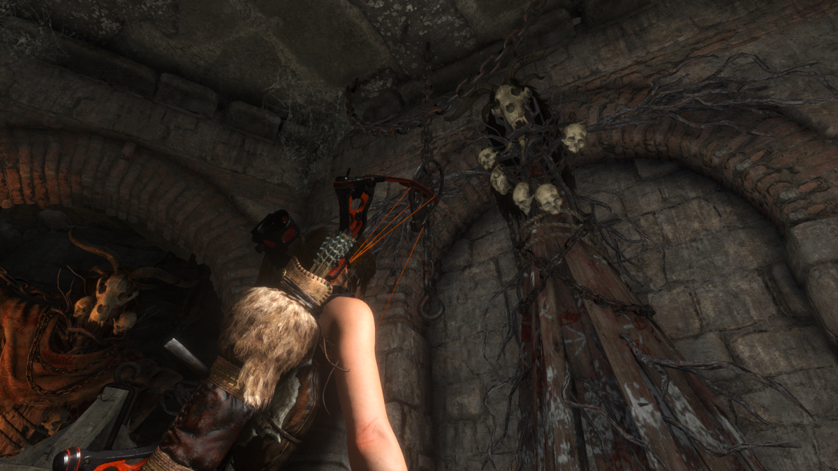 Rise of the Tomb Raider: Baba Yaga - The Temple of the Witch (Windows) screenshot: Some sort of witch's totem