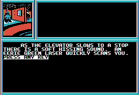 Mars Saga (Apple II) screenshot: A war room.
