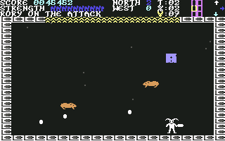 Ancipital (Commodore 64) screenshot: Level 3