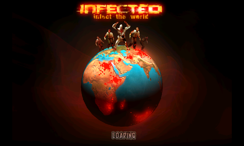 Infected: Infect the World (Android) screenshot: Title screen