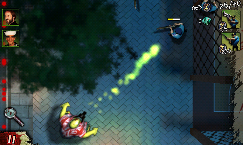 Infected: Infect the World (Android) screenshot: A goo spitting zombie