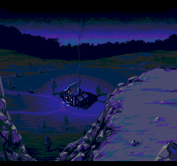 Sword Master (TurboGrafx CD) screenshot: Nice view of the village