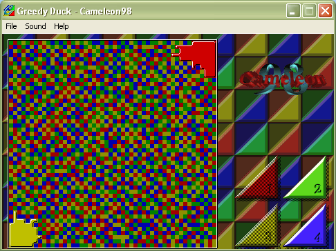 Cameleon98 (Windows) screenshot: Tiny pixels